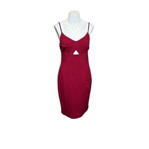 Victoria’s Secret burgundy cutout bodycon dress size 8